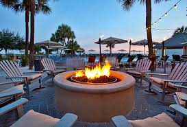 Fireside Nights At Holiday Inn Resort Beach House In Hilton Head Hilton Head Island Resorts Hilton Head Island Hilton Head
