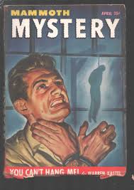 Mammoth Mystery 4/1947-Hanging cover-Pulp ...