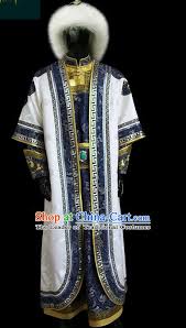Chinese Mongolian People Genghis Khan Yuan Dynasty Mongolians Dance Costumes Prince Clothes Men Boys Mongolian People