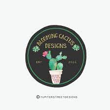 A great start of summer 2019 for me! Cactus Logo Design Succulent Logo Etsy By Jupiterstreetdesigns