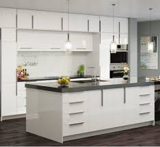 A 10x10 kitchen is an basic example kitchen used to help compare relative pricing between the different cabinet styles we carry. Monte Carlo Gloss White 10x10 Kitchen