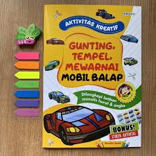 Izarnazar gambar mobil balap untuk mewarnai 49 gambar mobil keren hitam putih inspirasi penting download gambar mewarnai mobil menjiplak mewarnai robot super buku kreatifitas 7 mobil super cepat yang pernah tampil di film need for speed cara menggambar mobil balap. Buku Aktivitas Anak Kreatif Gunting Tempel Mewarnai Mobil Balap Bonus Stiker Aktivitas Shopee Indonesia