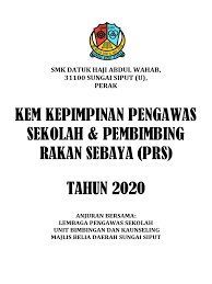 Smk datuk haji abdul wahab. Kertas Kerja Kem Kepemimpinan Prs Dsb