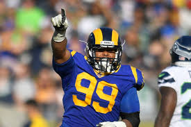 Former pitt football player #97 now nfl d linemen for the rams #99. The Rams Should Let Aaron Donald Run The Ball Seriously Sbnation Com