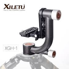 Xiletu Xgh 1 Pro Heavy Duty Carbon Fiber Gimbal Tripod Head Stabilizer Quick Release Plate For Telephoto Lens Photography Bird Revi Carbon Fiber Monopod Tripod