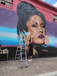 I am honored to have had the opportunity to paint The Queen of Tejano,  Selena Quintanilla. It has been 30 years since she passed, but the people  of San Antonio will always