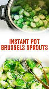 Instant Pot Brussels Sprouts With Parmesan So Fast A Couple Cooks Recipe Brussel Sprouts Instant Pot Recipes Instant Pot