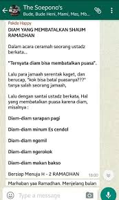 Kumpulan Chat Kocak Grup Whatsapp Keluarga Di Bulan Ramadhan Yang Bikin Puasamu Lebih Ceria