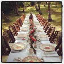 Christmas Lunch India Hicks Christmas Lunch Table Decorations Table Settings