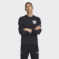 Adidas Juventus Cny Sweatshirt Black Juve Juventus Adidasfootball Mens Sweatshirts Hoodie Black Sweatshirts Football Sweatshirt