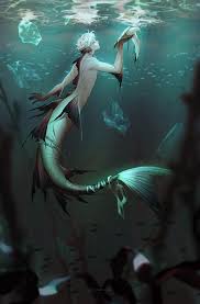Pinterest Anime Mermaid Mermaid Artwork Anime Merman
