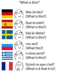 To say excellent in french : Funny Observations On Language That Are Frustratingly Interesting Language Jokes Memes Quotes Meaningful Quotes