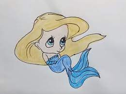 Barbie Mermaid Drawing Coloring Pages For Kids - Httpshtdrawcomwp-contentuploads201803barbie-m Mermaid Drawings Mermaid Artwork Easy Mermaid Drawing