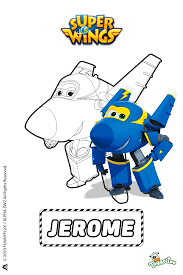 Standard printable step by step. Malvorlage Super Wings Jerome Ausmalen Vorlagen Zum Ausmalen Ausmalbilder