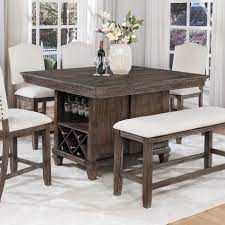 Check spelling or type a new query. Crown Mark Regent Counter Height Table With Built In Wine Storage Royal Furniture Pub Tables