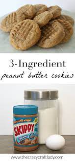 3 Ingredient Peanut Butter Cookies The Easiest Cookies You Ll Ever Bake Recipe Easy Peanut Butter Cookies Easy Peanut Butter Peanut Butter Recipes