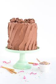 In three additions add in the flour mixture, alternating with the buttermilk, starting and ending with the flour. Chocolate Chip Cake With Whipped Chocolate Buttercream Liv For Cake
