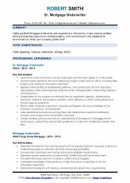 Sample fair lending section of request letter appendix j: Mortgage Underwriter Resume Samples Qwikresume