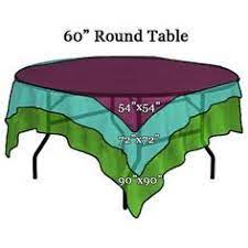 Maybe you would like to learn more about one of these? Square Tablecloth Sizes On 60 Inch Round Table And Other Linen Sizing Tips Round Table Decor Tablecloth Sizes Table Cloth