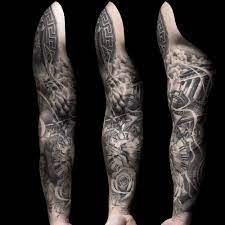 Greek God Full Sleeve Tattoo Part 2 By Steve Toth Sleeve Tattoos Greek Tattoos Full Sleeve Tattoos