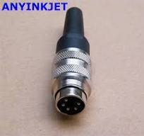 For Videojet 5 WAY din plug DIN PLUG WA500-0036-581 for videojet 1000  series printer - AliExpress