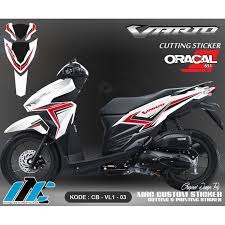 Produk terbaru buatan astra honda motor ini merupakan senjata terbaru untuk bersaing di pasar otomotif. Cutting Sticker Stiker Vario 125 150 Type 3 Putih Bukan Printing Shopee Indonesia
