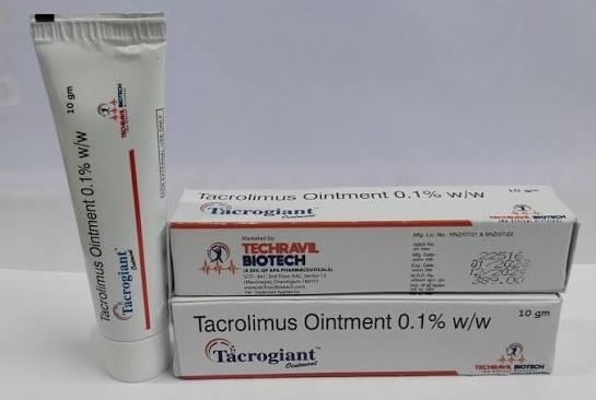 10gm Tacrolimus Ointment, 0.1% w/w, Cream at ₹ 389/tube in Chandigarh | ID: 2849899206973
