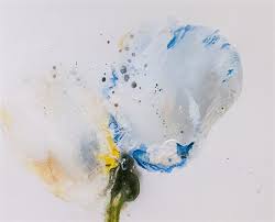 Stem 227 Abstract painting by Robert Baribeau