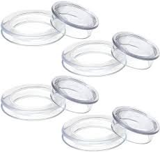 Reduces umbrella swaying caused by wind. 4 Pack Table Umbrella Hole Ring Plug And Cap For Glass Patio Garden Beach Table Tagvo 2 Clear Patio Table Umbrella Hole Ring And Cap Set Umbrella Stands Bases Patio Lawn