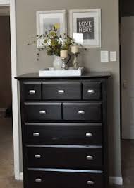 Solid walnut tall boy 5 drawer dresser *immaculate inside and out!!! Calm And Tranquil Master Bedroom Makeover On A Budget Dresser Decor Bedroom Bedroom Dresser Styling Master Bedroom Makeover