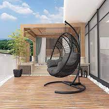 Radiata Foldable Hanging Swing Chair With Stand Swing Chair Outdoor Hanging Swing Chair Hanging Egg Chair