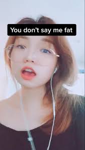 When my mom calls me fat😆 #fyp #koreangirl