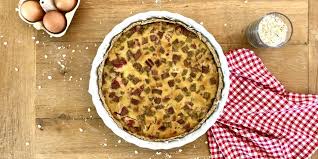 Recette tarte pommes rhubarbe alsacienne. Tarte A La Rhubarbe Yuka