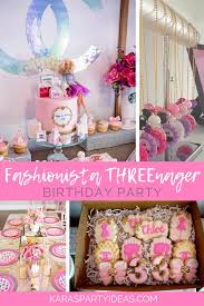 Birthday Decorations For Her Ideas Fashionista Threenager Birthday Party Kara S Party Ideas Third Birthday Girl 3rd Birthday Party For Girls Barbie Birthday Party