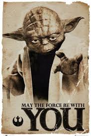 Star Wars Movie Poster Yoda May The Force Be With You Size 24 X 36 Star Wars Movies Posters Star Wars Art Star Wars Yoda