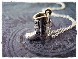 Silver Cowboy Boot Necklace Sterling Silver Cowboy Boot Etsy In 2020 Cowgirl Jewelry Cute Jewelry Horse Jewelry