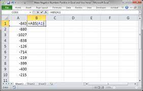 Maybe you would like to learn more about one of these? Make Negative Numbers Positive In Excel And Vice Versa Teachexcel Com
