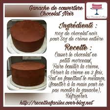 Recette Facile Recette De Ganache Ganache Gateaux Et Desserts