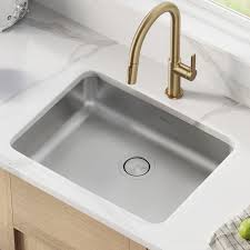 Shop for undermount kitchen sinks in shop kitchen sinks by type. Franke Cux11025 Cube 26 5 8 Inch Undermount Single Bowl Stainless Steel Kitchen Sink