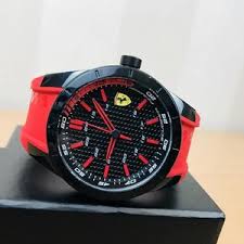 Check spelling or type a new query. Lot Art Scuderia Ferrari Men S Red Rev Watch