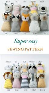 Animal Dolls Sewing Pattern Pdf Animal Stuffed Handmade Toys Etsy In 2020 Sewing Projects For Kids Animal Sewing Patterns Rag Doll Tutorial