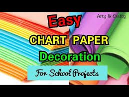 videos matching chart paper decoration ideas for school