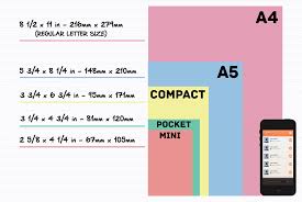 3 hole paper punch size chart 2019