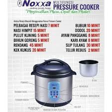 It's easy, saves time and no need to babysit the pot. Noxxa Pressure Cooker Shopee Malaysia