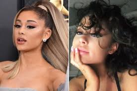 Ariana grande cries at the grammys 2014 after mean bloggers and tweeters criticize her hair and her dress, but it turns out her hair is falling out. Ariana Grande Shares Rare Look At Her Natural Curly Hair