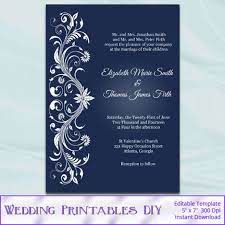 The Shocking Revelation Of Navy Blue Wedding Invitation Template Navy Blue Wedding Invitati
