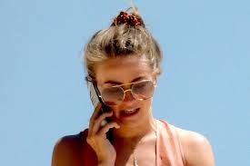 Julianne Hough's Strapless Bikini & Flowing Cover-Up Are Vacation Chic