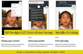 Hp Deskjet Gt 5820 Eprint Setup Mobile Printing Mobile Print Hp Instant Ink Hp Printer