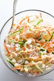 Bag of imitation crab the other day and i was thinking about putting it into a salad. Kani Salad Recipe Japanese Salad Low Carb Paleo