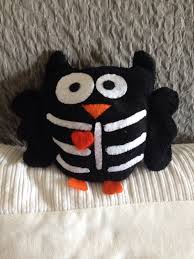 Doudou Peluche Hibou Squelette Peluche Hibou Doudou Peluche